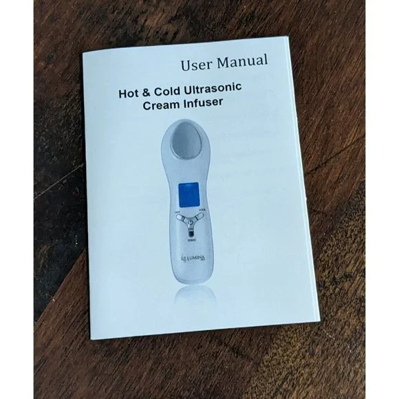 Lumina NRG Hot & Cold Ultrasonic Cream Infuser for Face and Eye Device